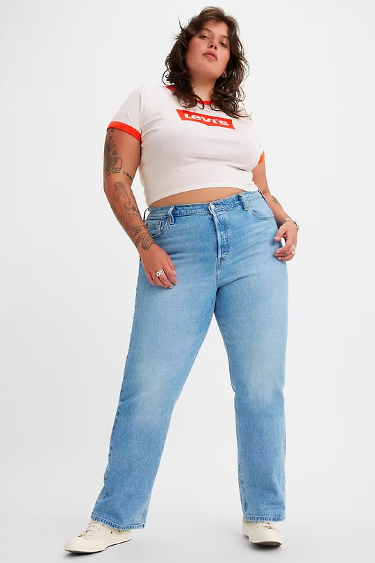 Women's Levi's Plus 501 Jeans in Ojai Lake