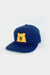 North Standard Black Bear Snapback in Navy/Golden Yellow
