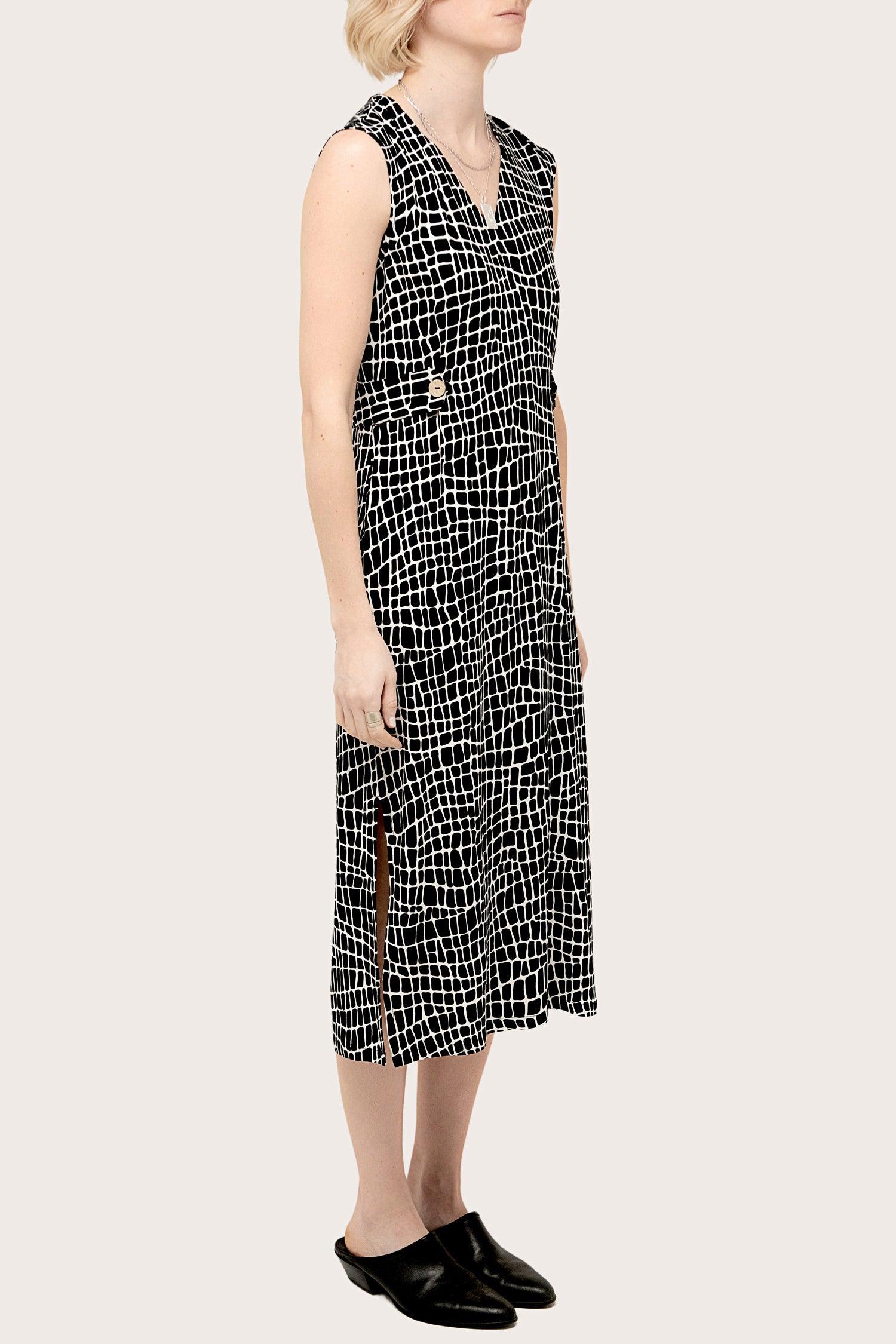 Women's Nice Things Croc Print Long Dress