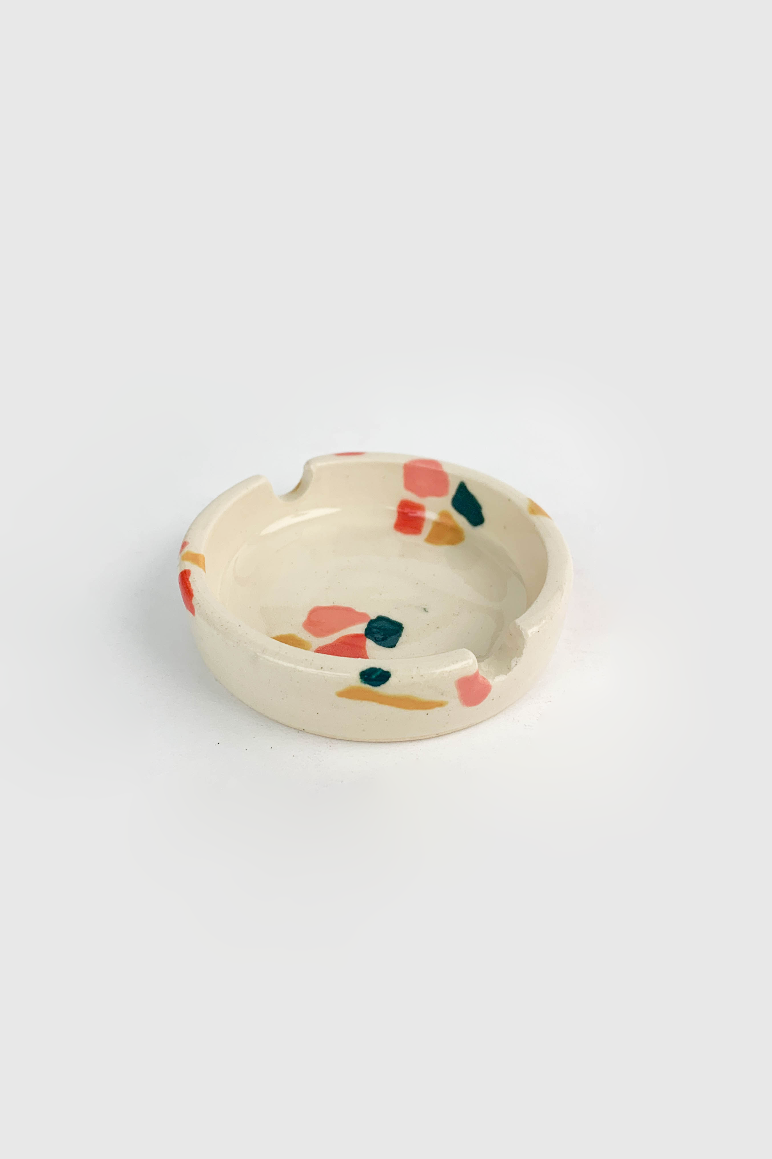 Nightshift Ceramics J Tray in Poppy