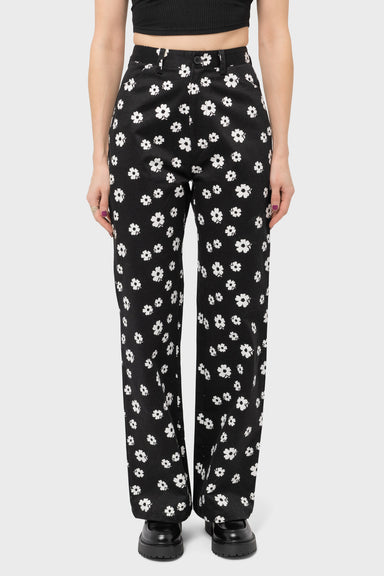 Women's Rollas Heidi Pant in Black Floral