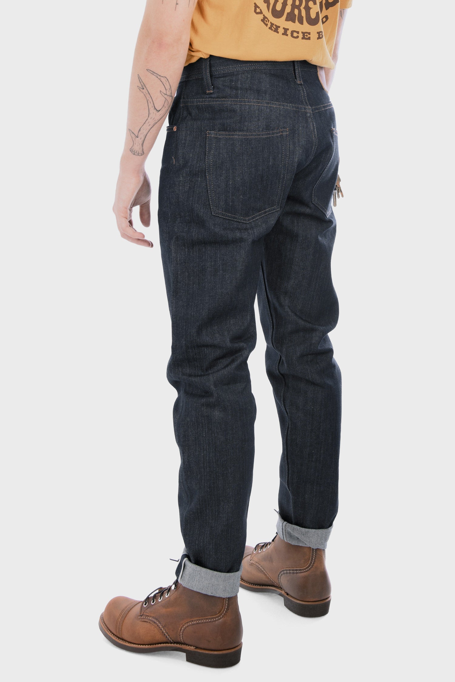 Unbranded Relaxed Tapered Fit in Indigo - Philistine