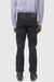 Men's Unbranded Straight Fit Black Stretch Selvedge Denim