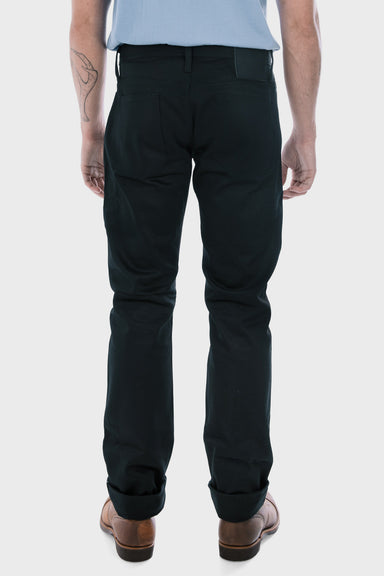 Unbranded Tapered Fit Chino in Black - Philistine