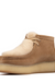 Women's Clarks Originals Wallabee Wedge in Light Tan Suede