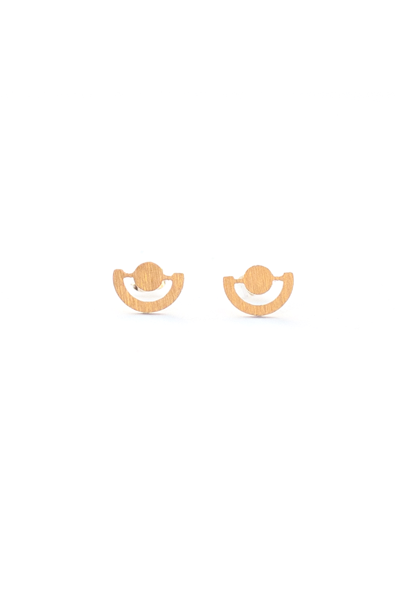 Open Circle Stud Earring - Philistine
