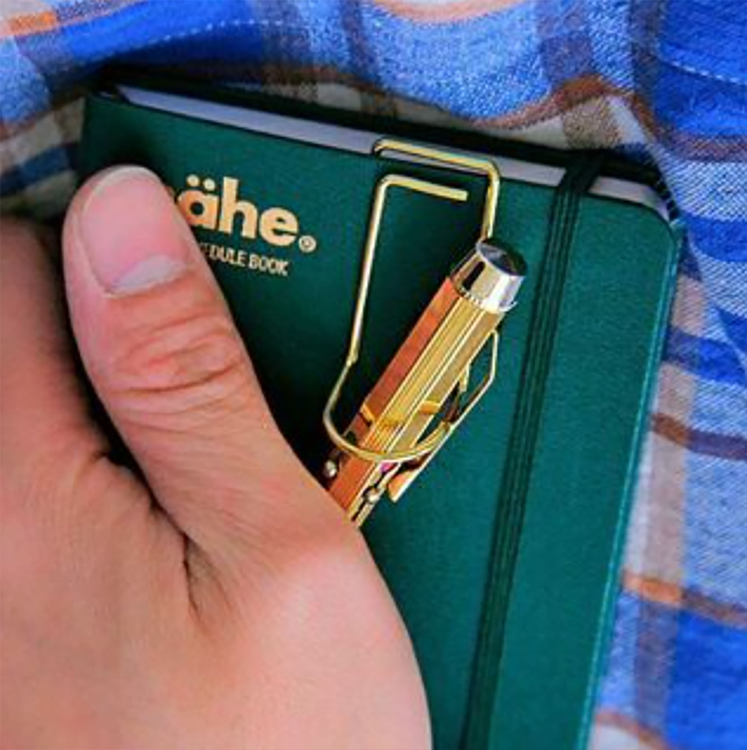 Pen Hook Clip in Gold