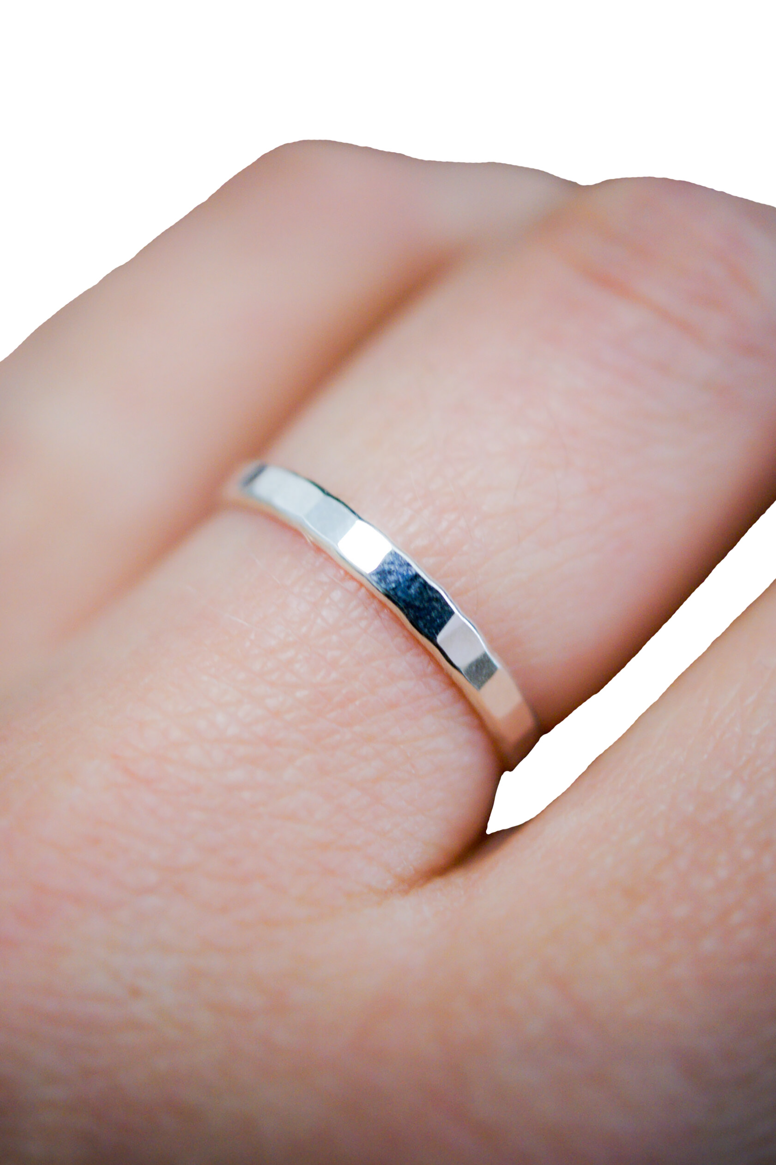 Extra Thick Stacker in Silver